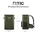 RTIC 48 Can Ultra-Tough Backpack Cooler, Insulated, Waterproof, Leakproof, Portable, Floating Bag for Beverage, Drink, Lunch, Outdoor, Beach, Car, Camping, Picnic, Fishing, Boat, 26L, Olive