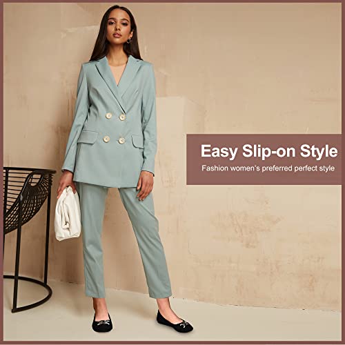 Women's Ballet Shoes, Comfortable Slip on Casual Flat Shoes for Walking, Driving, Dressy2