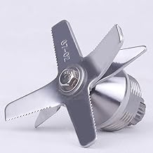 CRANDDI Spare Blade for YL-010, 011, Compatible with Vitamix Blender 5200, 6 leafs Stainless Steel Replacement Blade Set 010 Blade