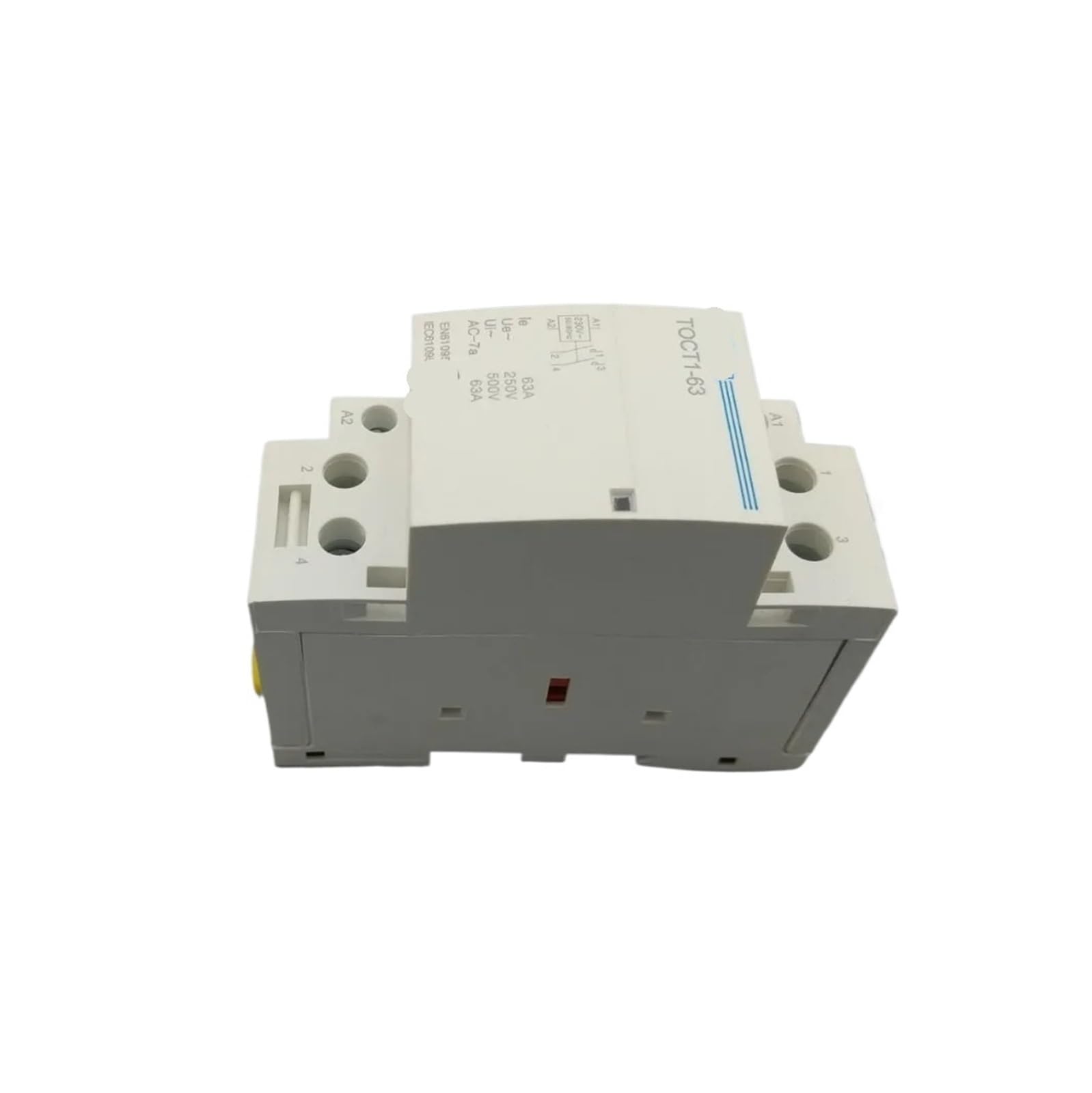 VSPPJYFG 2P 63A 220V/230V 50/60HZ Din Rail Household Ac Contactor 1Pcs(1NO 1NC)