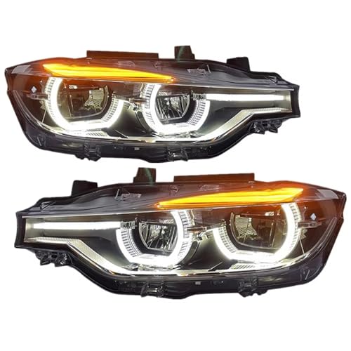 �t���i Compatible With For F30 F35 Headlight 320i 328i 3-Series 2013-2018 �n���Q������L�Z�m���ւ̃A�b�v�O���[�h �X�^�C�����O �t�����g DRL ���C�g�A�Z���u��