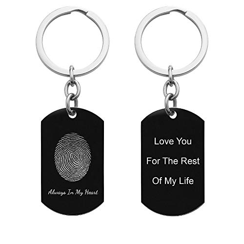 Queenberry Fingerprint Key chain