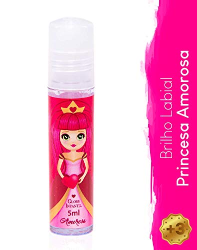 Gloss Infantil Amorosa Hipoalergênico, Magia de Princesa, Amorosa
