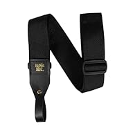 Comfortable width at 2 inches wide Strong and durable polypropylene webbing w/ bovine leather ends Leather neck loop for instruments without a neck heel strap button Extra long design up to 72 inches in length Fits most acoustic guitars
