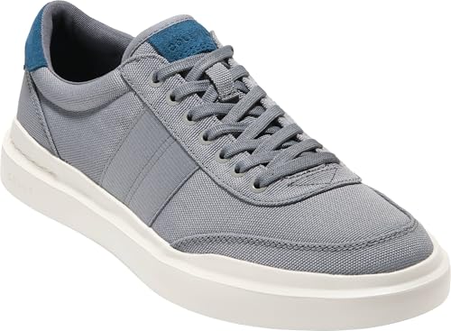 Cole Haan Men's Grandpro Rally Canvas Court 2, Sea Stone/Indian Teal/Ivory, 10.5-W US