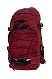 FORVERT Backpack Suede Louis, Burgundy, 50 x 30 x 15 cm, 20 Liter, 880408