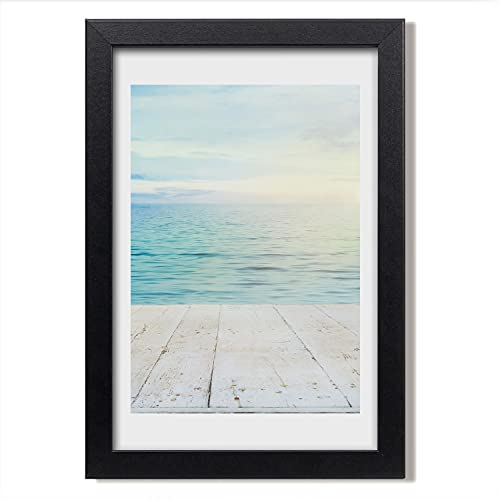 Cadre en bois Tulup 20x30 cm et sa peinture haut de gamme de plage tropicale