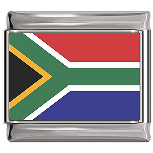 NewCharms South Africa Flag Italian Charm