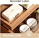 NIIMBOT Thermo-Etikettenpapier, 1,4 x 3,0 cm, Aufkleber, wasserfest, reißfest, selbstklebend, für D11 D110 D101 H1S, office & home, 210 Etiketten/Rolle (klar)