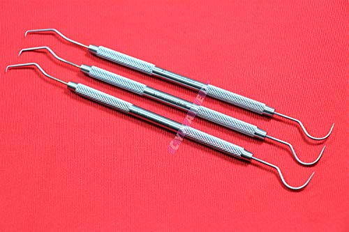 10 X German Premium Sickle Dental Scaler Probe Explorer Probe No5 Stinless Cynamed #TOP5