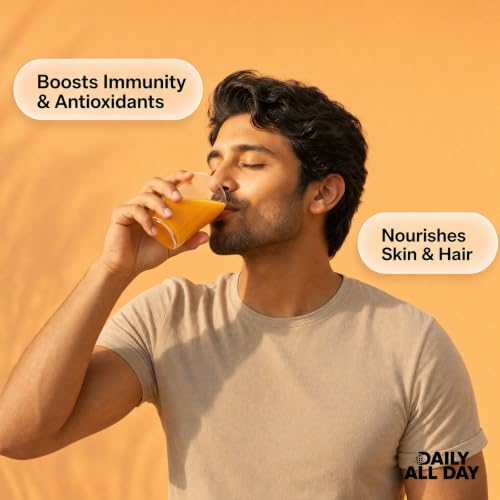 Image of Himalayan Sea Buckthorn Berry Juice Cold-Pressed Pulp Concentrate, Rich in Omega 3, 6, 7 & 9, Natural Vitamin C & Antioxidants for Skin Glow, Immunity & Gut Health, No Added Sugar, 1000ml, Pack of 2