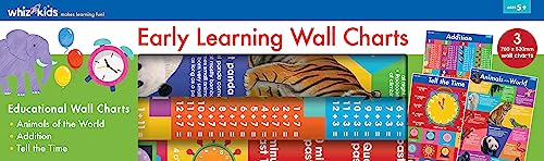 Whiz Kids 3 Pack Wall Charts - Early Learning