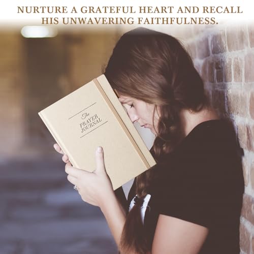 Zorblinx Prayer Journal for Woman - 60 Weeks Bible Journal with Prompts, Verse and Scripture - Devotional Journal for Women and Men, Bible Study Journal for Christians, Beige