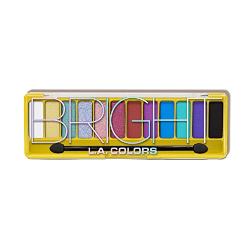 Image of L.A. COLORS Color Vibe 12-Color Eyeshadow Palette, Bright CES790TAG