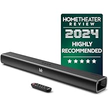 Majority 140W Bluetooth Sound Bar for Smart TV | 31" 2.1 Wireless Soundbar for TV with 3D Sound | TV Speakers Sound Bar with Built in Subwoofer | HDMI, AUX, Optical Compatible Mini Soundbar Naga 80