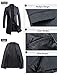 FTCayanz Herren Mantel Wintermantel Slim Fit Wollmantel Business Herrenmantel Lange Trenchcoat Jacken Schwarz L