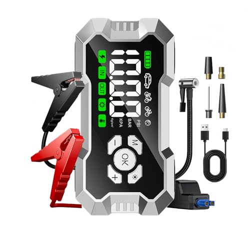 3100A Peak Car Jump Starter with Air Compressor & Power Bank