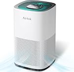 Air Purifiers Large Room with True HEPA Filter for Bedroom Home - AIRTOK Air Purifier for Allergies and Pets Smoke Mold Dust Dander Odor, Up to 990 Sq Ft 99.9% Removal to 0.1mic, Ozone-Free