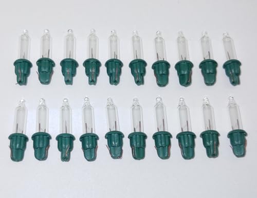 GE 20x Mini 2.5 Volt Clear Christmas Light Bulbs Replacement Tree Lights Indoor or Outdoor By JL Missouri Parts - Thumbnail 3