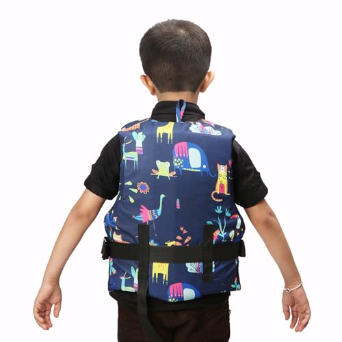 Image of Multi-Color Kids Swimming Jacket, Adjustable Fit (Rock-L-8-12)