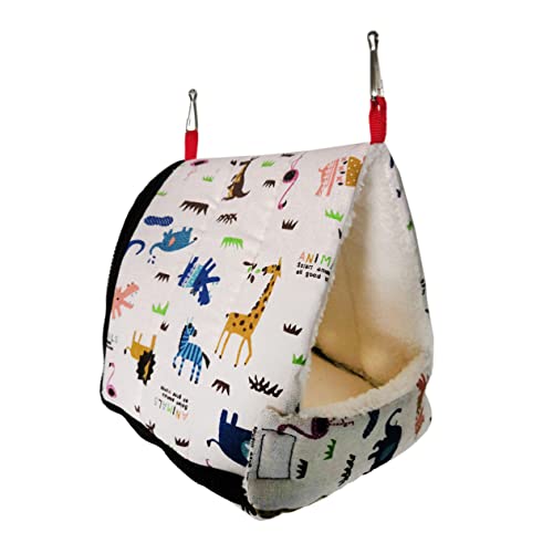 Balacoo Hamster Destacável Aleatória Esquilo Rede Cama Quente Ouriço Ninho De Dormir Confortável Inv