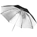 Produktbild Walimex Pro Zweilagiger Reflexschirm (109 cm) schwarz/silber