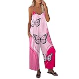 Locker Overall Hochzeit Gast Elegant Romper Arbeitshose Streetwear Latzhose Elegant Sommer Hosenanzug Casual Adjustable Bib Pants Kurzärmliger Gerippter Strick Strampler Jumpsuit Damen Damen Einteiler jumpsuit Baggy Lässige Locker Trägerhose Overalls V-Ausschnitt Hosenanzug Ärmellose Overalls Damen Ärmelloser JeansOverall jumpsuit festlich Loose fit Weites Bein Playsuit Elegant Kurz Playsuit jumpsuits für damen elegant Schlabberhose mit Taschen