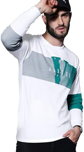 JUARI BE A GENTLEMAN Men's Regular Fit Printed Full Sleeve T-Shirt