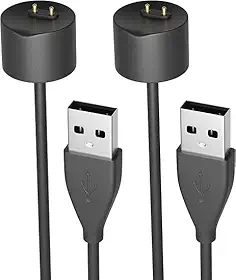 KIT 2 Cabo Carregador USB pra Mi Band 7 6 5 Magnético IMPORT PREMIUM