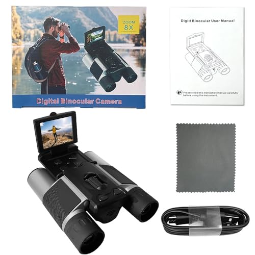 Telescopio de larga distancia y cámara digital 2.5K con binoculares potentes 10X 5