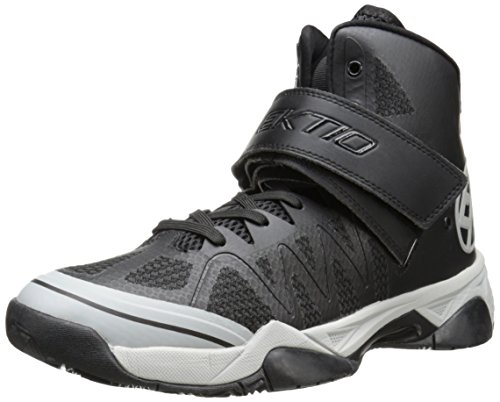 Ektio Men's The Alexio Ankle Support Basketball Shoe, Black, 11 D US