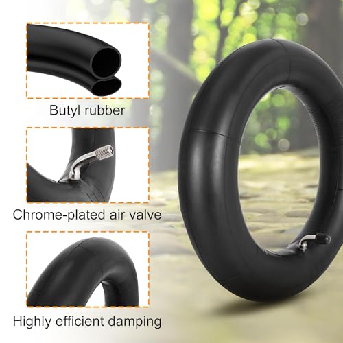 Image of 2Set 10x2.50 Escooter Inner Tube Thickened 10 inch Scooter tube with Repair Kit