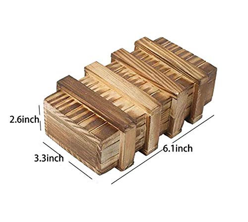 Ahyuan PUZZLEBOX Money Holder Puzzle Box For Adults 3D Brain Teaser Wooden Puzzle Box Difficult Magic Cube Game Box thumb #5