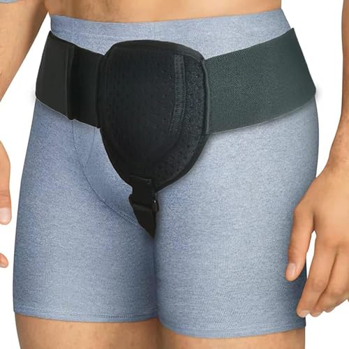 Ceinture pour hernie inguinale pour hommes et femmes avec sangle réglable