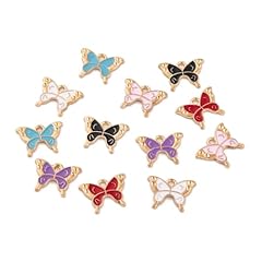 Mixed Colors Butterfly Charms_100 pcs