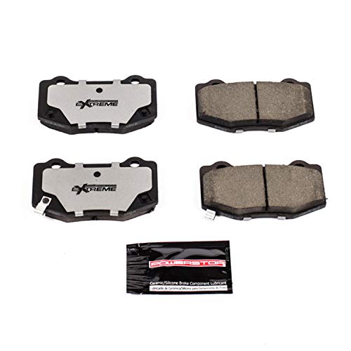 Power Stop Z26-1718 Z26 Extreme Performance Carbon-Ceramic Rear Brake Pad Set #TOP2