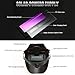 GNI Weldeing Helmet Auto-Darkening, Upgrade Portable Foldable Welder Helmet, Solar Powered Welding Hood for Beginners, True-Color Welding Shield, Safety Protective for Stick MIG TIG and Grind