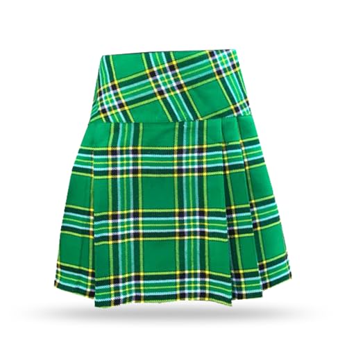 Women’s Mini Scottish Traditional Tartan Kilts Ladies Adjustable Leather Buckle High Rise Skirt4