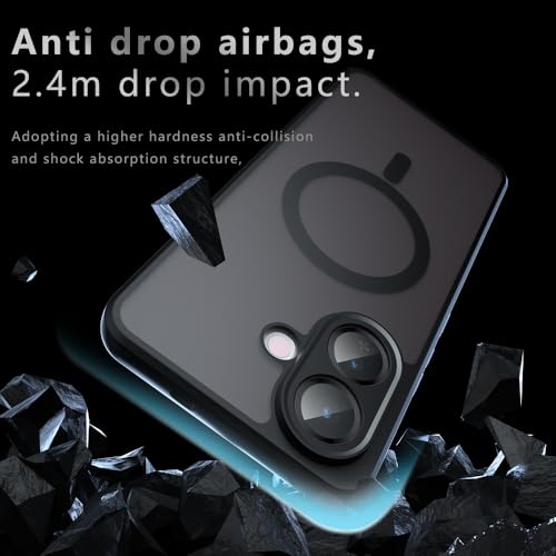 Image of Back Case for Vivo V60 Lite 5G Back Cover, Shockproof PC + TPU Protective Case Magnetic Support Bumper Case Cover (Vivo V60 Lite)