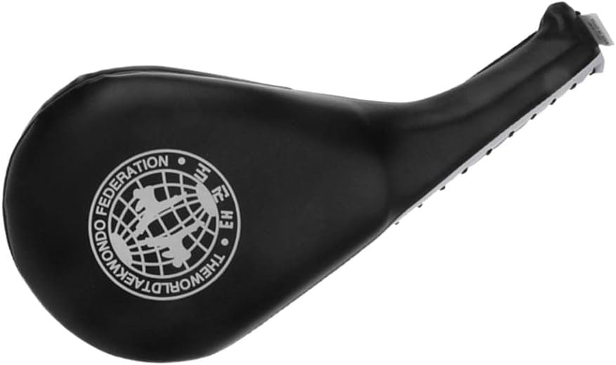 Prettyia 1Pcs Taekwondo Karate Kick Strike Floppy Paddle/Clapper Target Pad Black : Sports & Outdoors