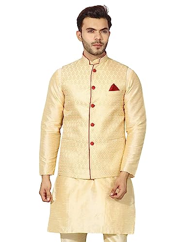 Image of Men's Kurta Pyjama with Nehru /Modi Jacket