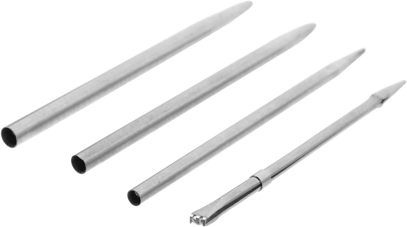 Stainless Steel Shoelace Threading Needle Tool 4pcs for Boots