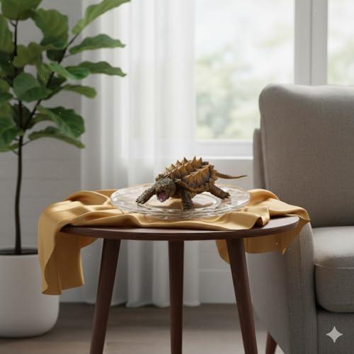 Image of SUPER TOY Realistic Tortoise Dinosaur 10 Inch Turtle Action Figure Showpiece Home Decor Toy for Kids & Adult