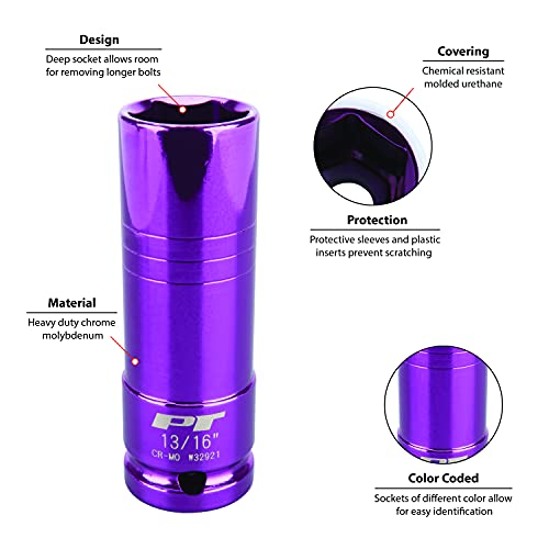 Image of Performance Tool W32921 1 /2-Inch Impact Drive 13 /16-Inch Thin Wall Socket