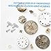 Outanaya Retro Clock Winding Key Mechanical Clock Repair Kit Wall Wind up Key Grandfather Kit for Enthusiasts Tool for Mechanics