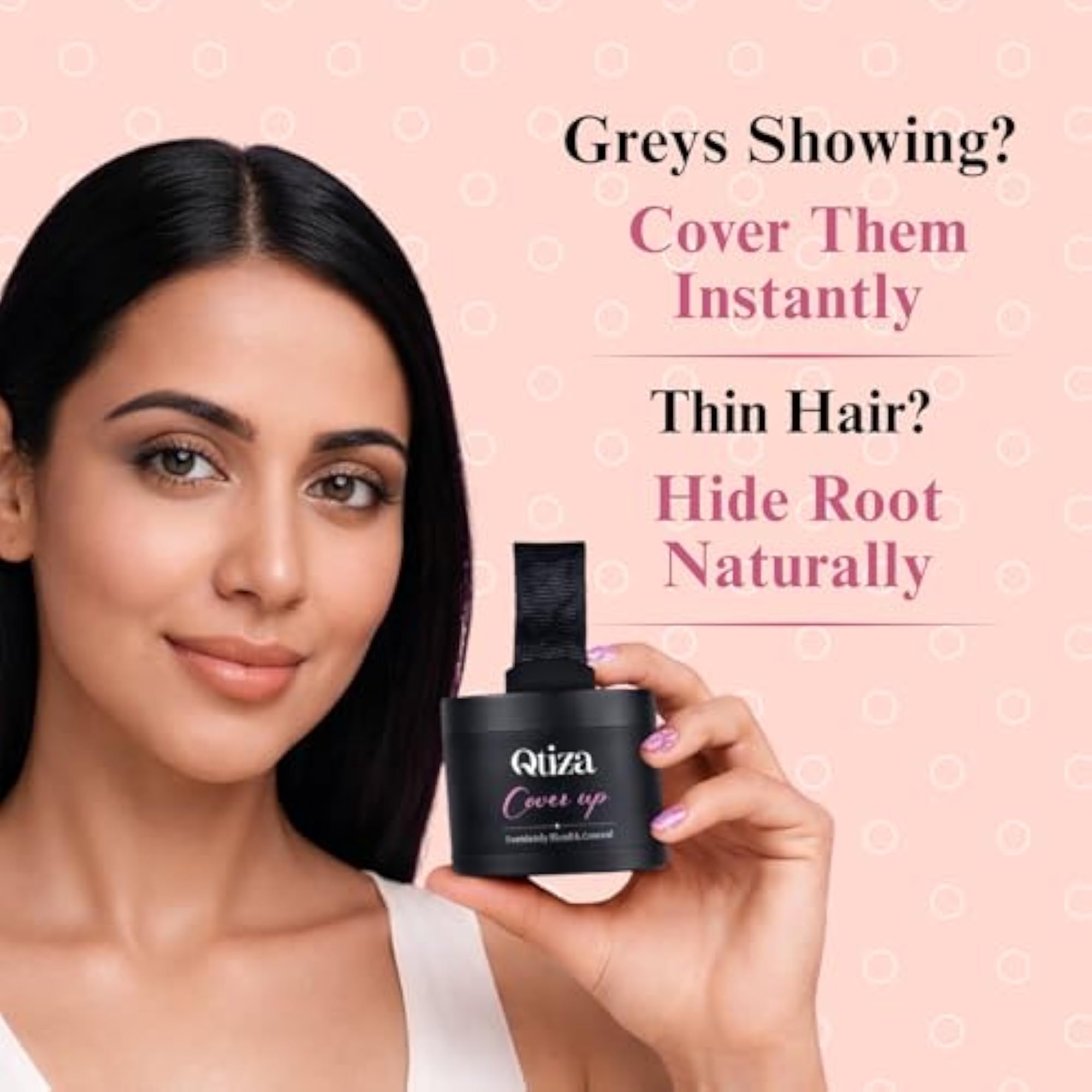 Hair Cover-Up Powder for Grey Roots & Bald Spots