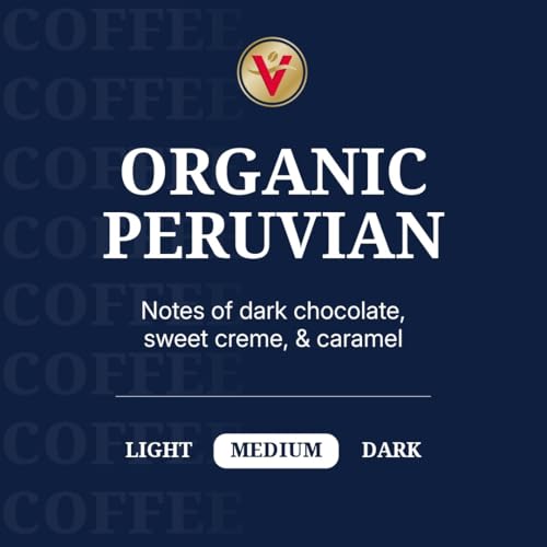 Victor Allen's Coffee Organic Peruvian, Medium Roast, 42 Count, Single Serve Coffee Pods for Keurig K-Cup Brewers