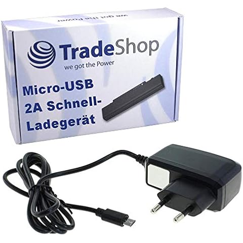 Trade-Shop Cargador rápido micro USB 2A para Acer Cover
