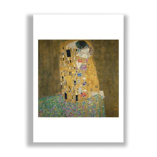 Impression d'art mate grand format The Kiss Gustav Klimt édition beaux-arts salon