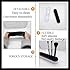 TANG SONG 1 PC Silicone Make up Brush Holder Cosmetic Storage Box Desktop Organizers (Black)